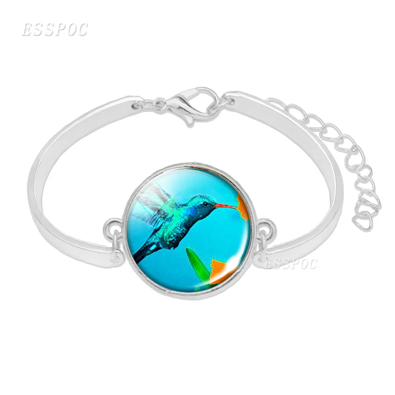 Браслет с рисунком Красной птицы браслет серебряного цвета розовыми цветами