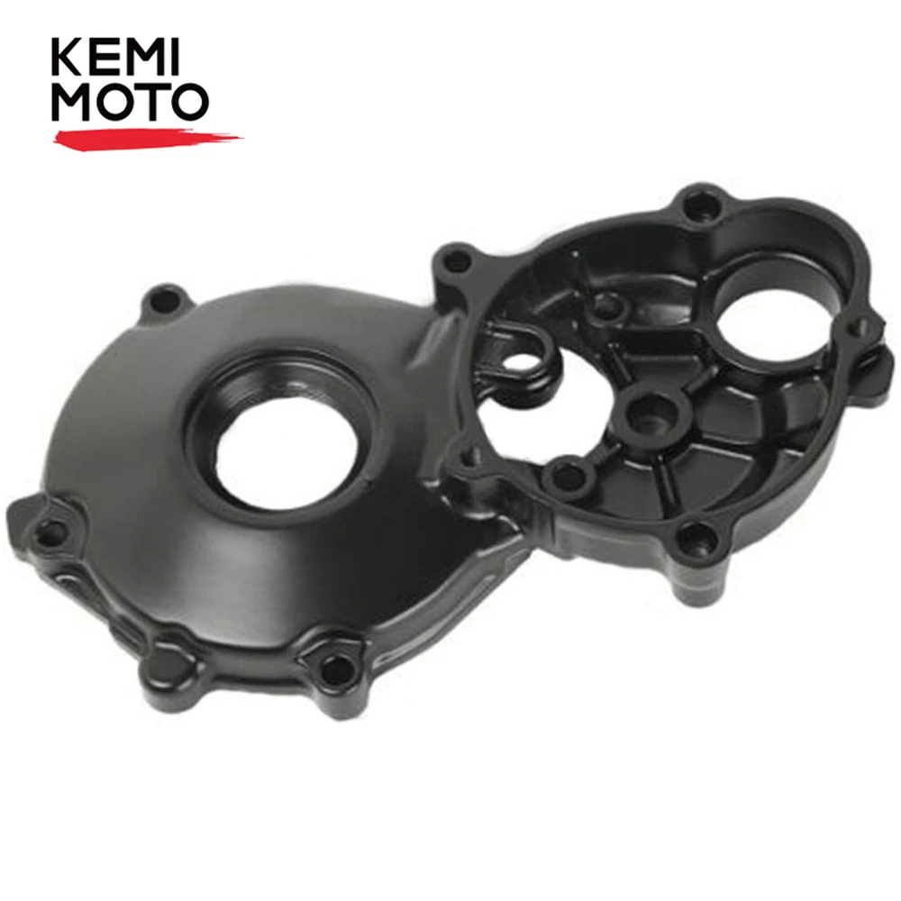 Черный стартер Алюминий крышка двигателя картера для Suzuki GSXR 1000 GSX-R1000 2001 2002 2003 2004 2005 2006 2007 2008 с ЧПУ