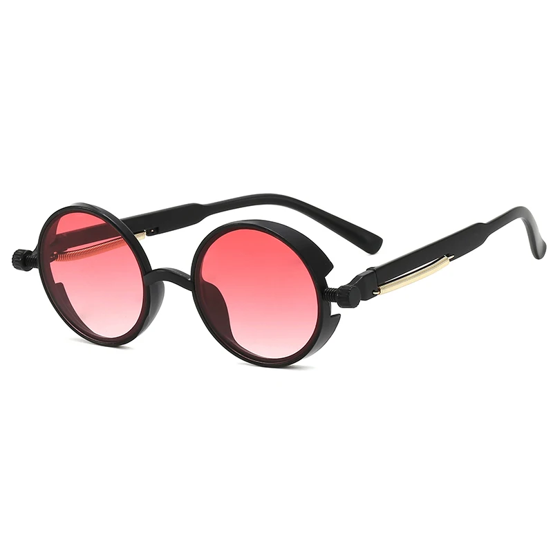 

oakshion Mens Metal Punk Sun Glasses Gothic Steampunk Sunglasses For Men Fashion Retro Vintage Shield Eyewear Shades UV400