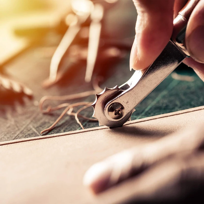 MIUSIE кожаные инструменты для рукоделия Американский интервал колеса пробивая с 4