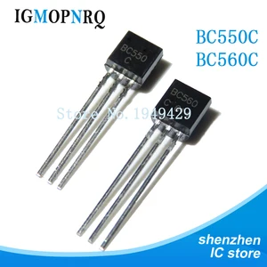 50pcs BC550C + BC560C every 25pcs BC550 BC560 TO92 Transistor DIP-3 45V 0.1A to 92 new