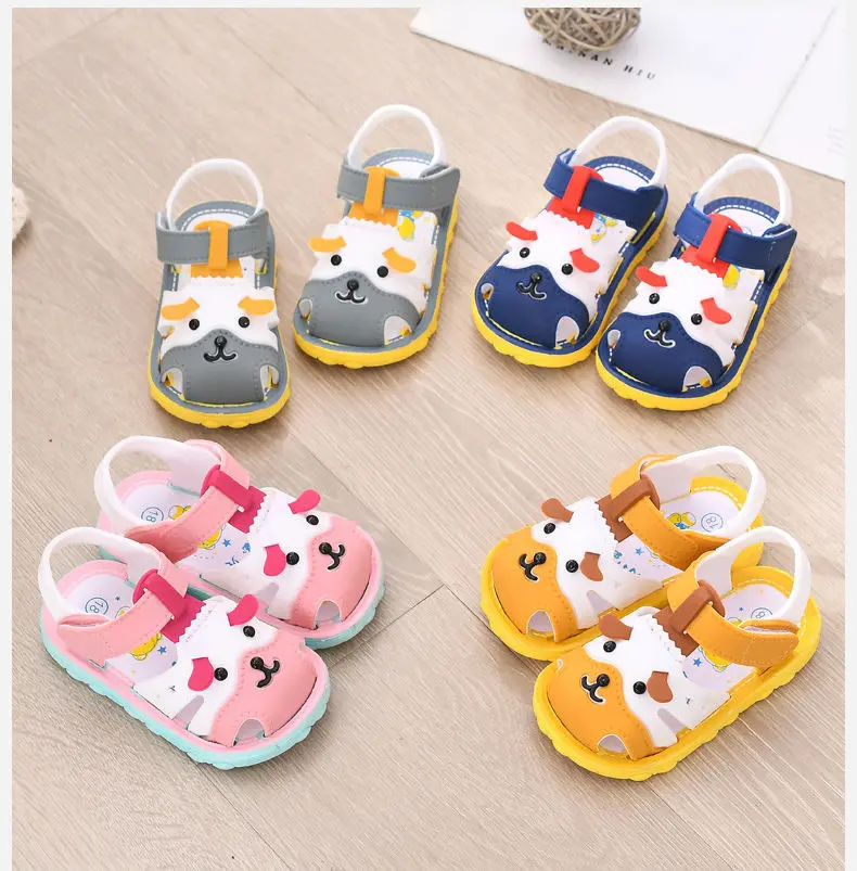

Summer Baby Boys Girls First Walker Infant Toddler Sandals 16-21 4colors 0-3years P05
