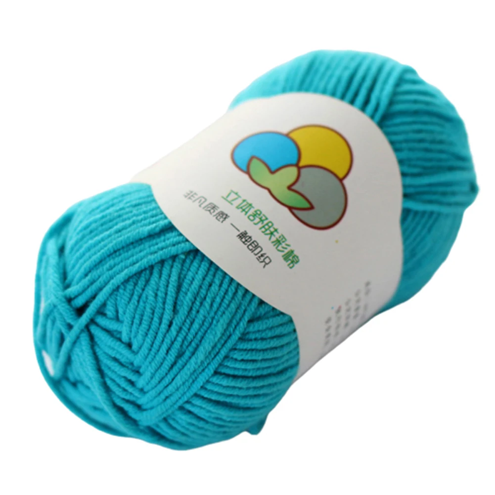 1 шт. мягкая Толстая вязальная пряжа для вязания крючком хлопковый шнур нить