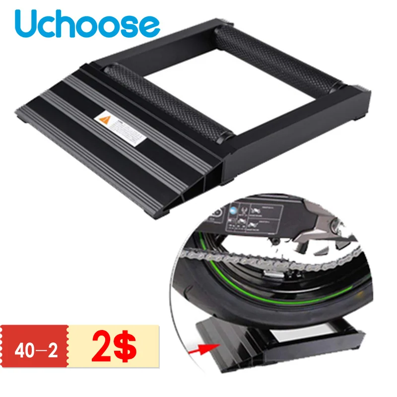 Подставка для чистки шин мотоцикла алюминиевая портативная цепь очистки прочная