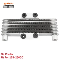 universal motorcycle engine oil cooler 5 row cooling radiator replacement fit for 125 250cc most motorcycles
