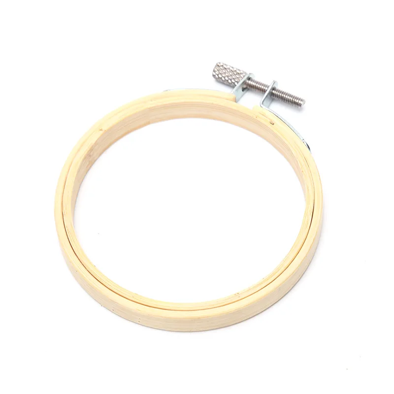 

10Pcs 4 Inch Round Wooden Embroidery Hoops Bulk Wholesale Bamboo Circle Cross Stitch Hoop Ring