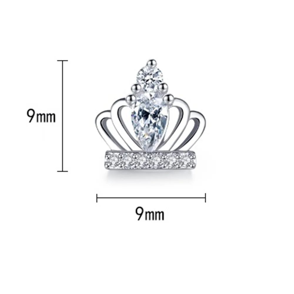 Женские серьги-гвоздики из стерлингового серебра 925 пробы | Украшения и