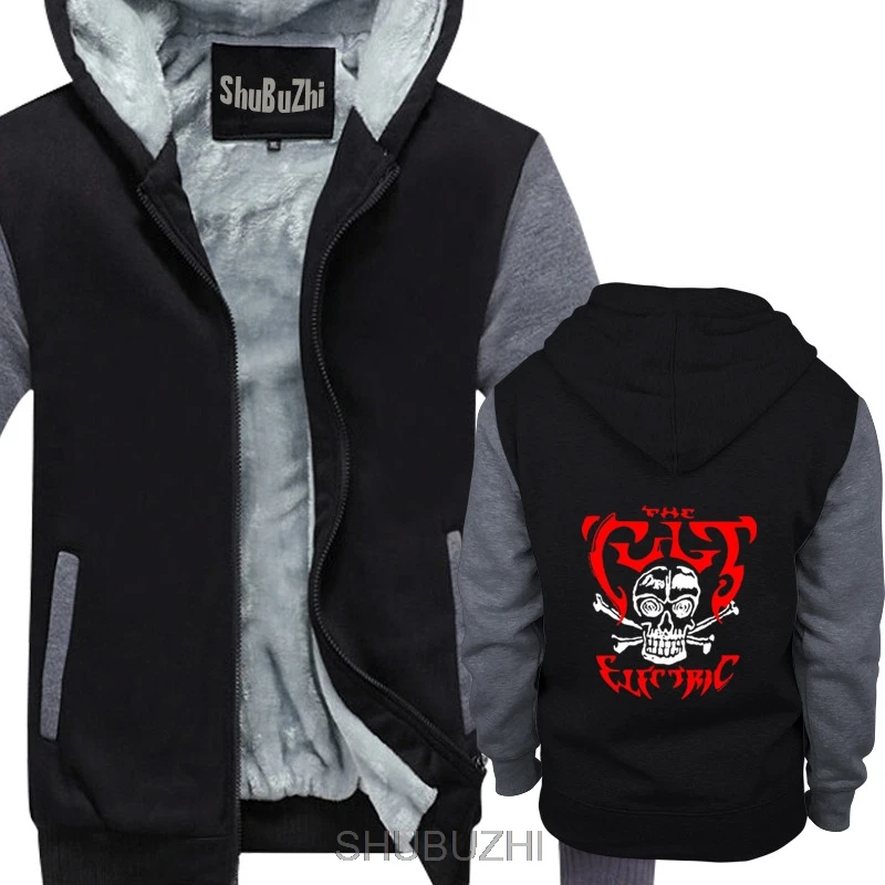 NEW hoodie "ELECTRIC BY THE HARD ROCK BAND THE CULT" DTG PRINTED jacket winter warm coat male thick hoody sbz4526