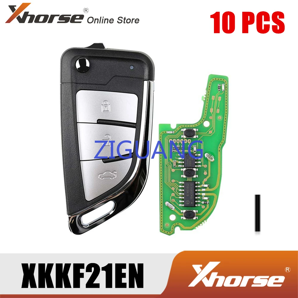 

XHORSE XKKF21EN VVDI KNIFE 2 Style (Flip-3BTN) 10pcs/Lot XKKF21EN Xhorse Keys Free Shipping