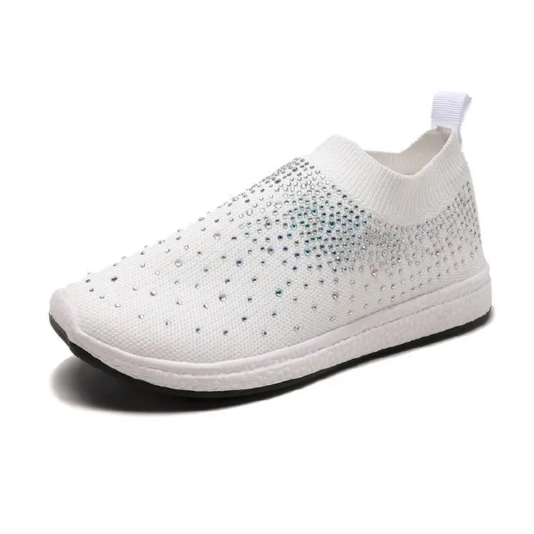 

Big Size Shoes Woman Modis Wedge Basket 2021 Female Footwear Casual Sneaker Crystal Round Toe All-Match Large Size Cute Sports D
