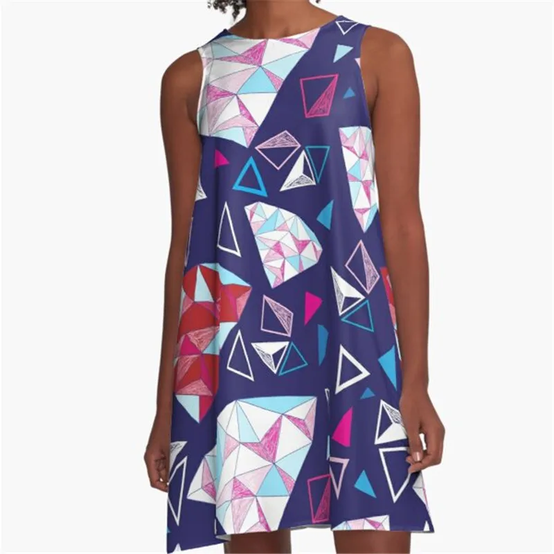 

Fashion Women summer dresse Scandinavian Pugs Printed A-Line Boho Dress for women harajuku Sexy ladies mini short beach dress