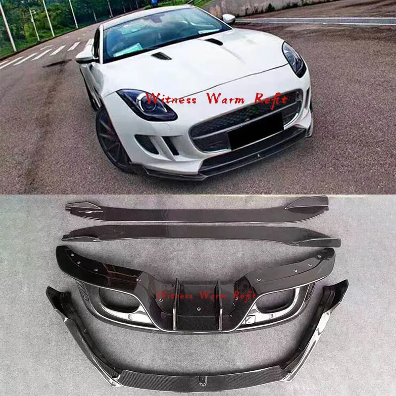 FRP Upainted передний бампер Гонки Грили решетка кузова автомобиля Комплект для Jaguar