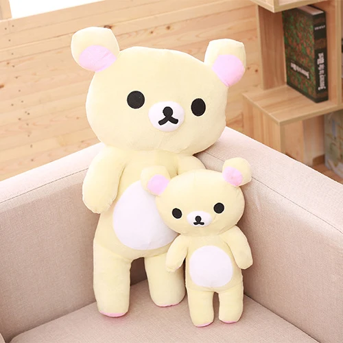Большой размер мультфильм Аниме Rilakkuma плюшевые игрушки медведь мягкие животные