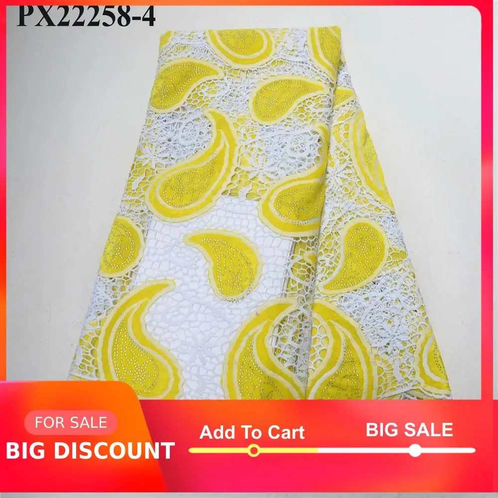 Очень милая африканская гипюровая кружевная ткань швейцарская вуаль кружева