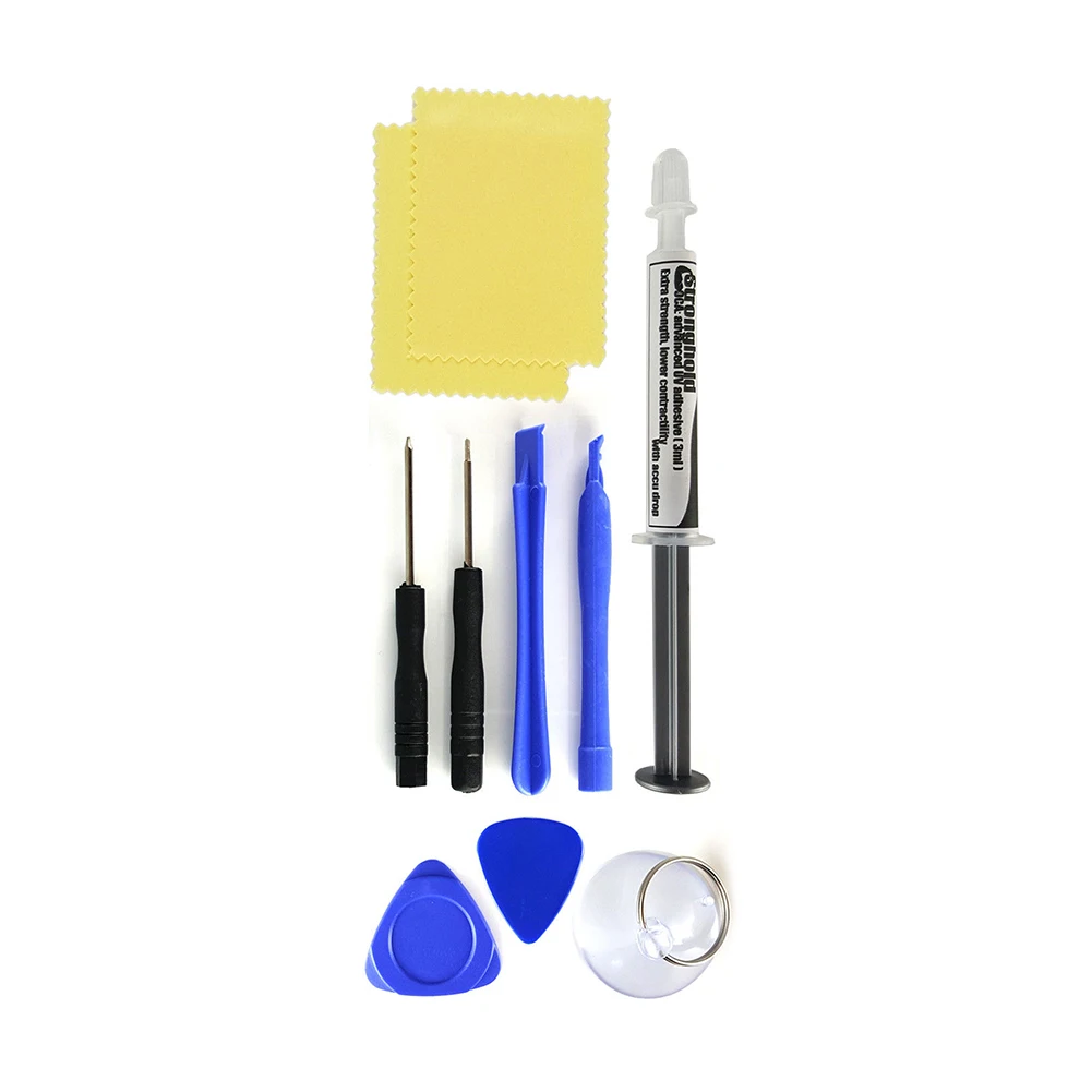 Сменное внешнее Переднее стекло сенсорный экран LOCA Glue Kit для iPhone 6s 7 8 Plus - купить по