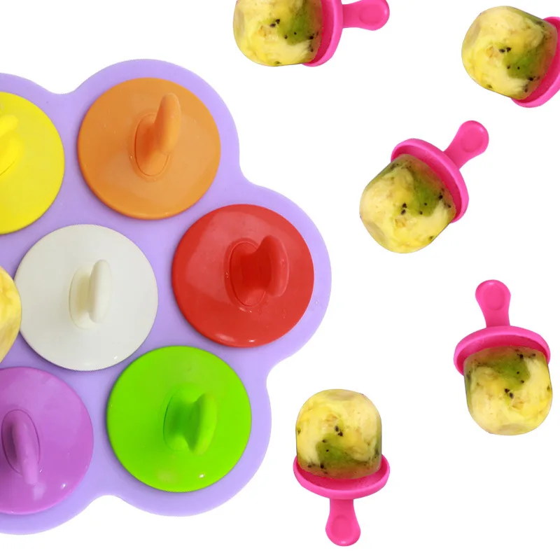 Силиконовая форма для мороженого 7 упаковок|Палочки мороженого| |