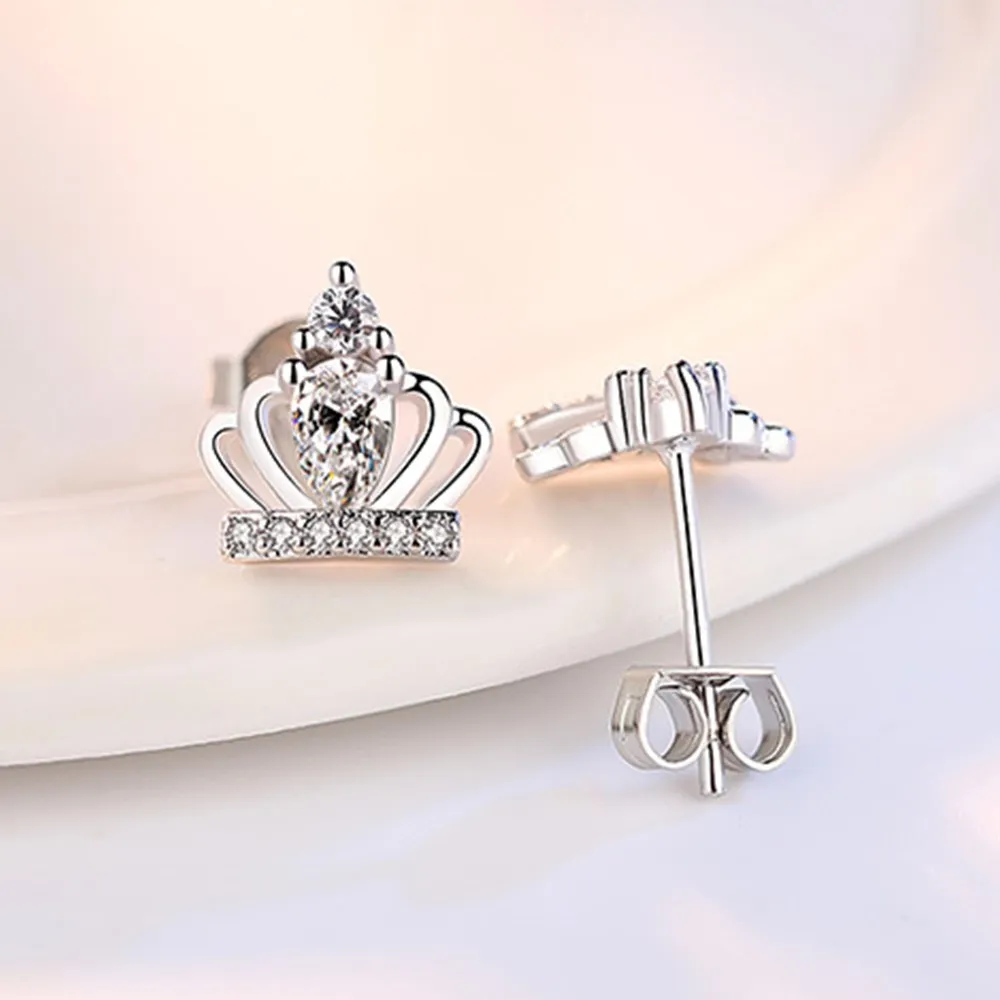 Женские серьги-гвоздики из стерлингового серебра 925 пробы | Украшения и