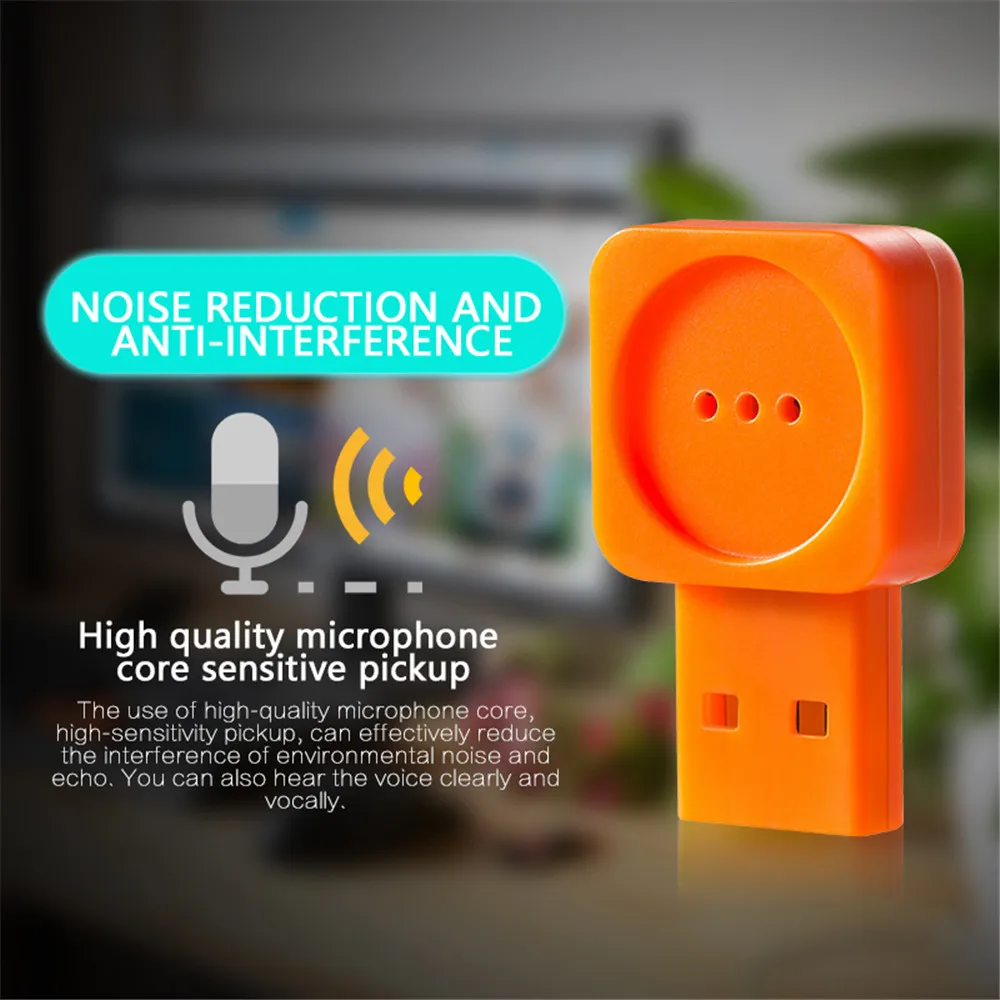 Kebidu Super AI Smart USB Microphone Portable Omnidirectional Sound Studio Speech MIC Audio Adapter For Laptop/Notebook/PC | Электроника