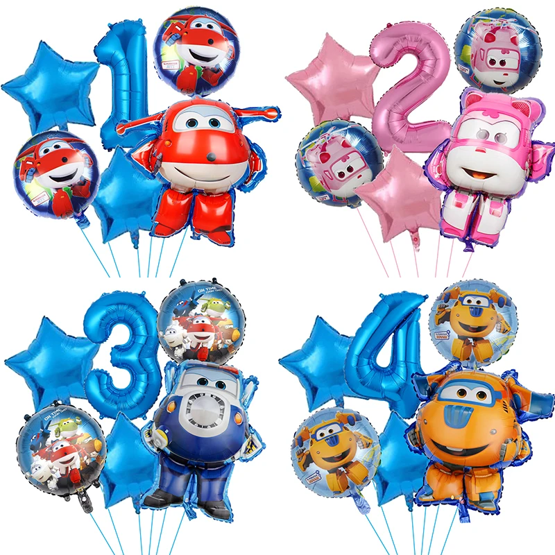 

Воздушный шар суперлетающий человек, 6 шт./Лот, Мультяшные крылья для мальчиков и девочек, украшение для дня рождения, воздушный шар из алюми...