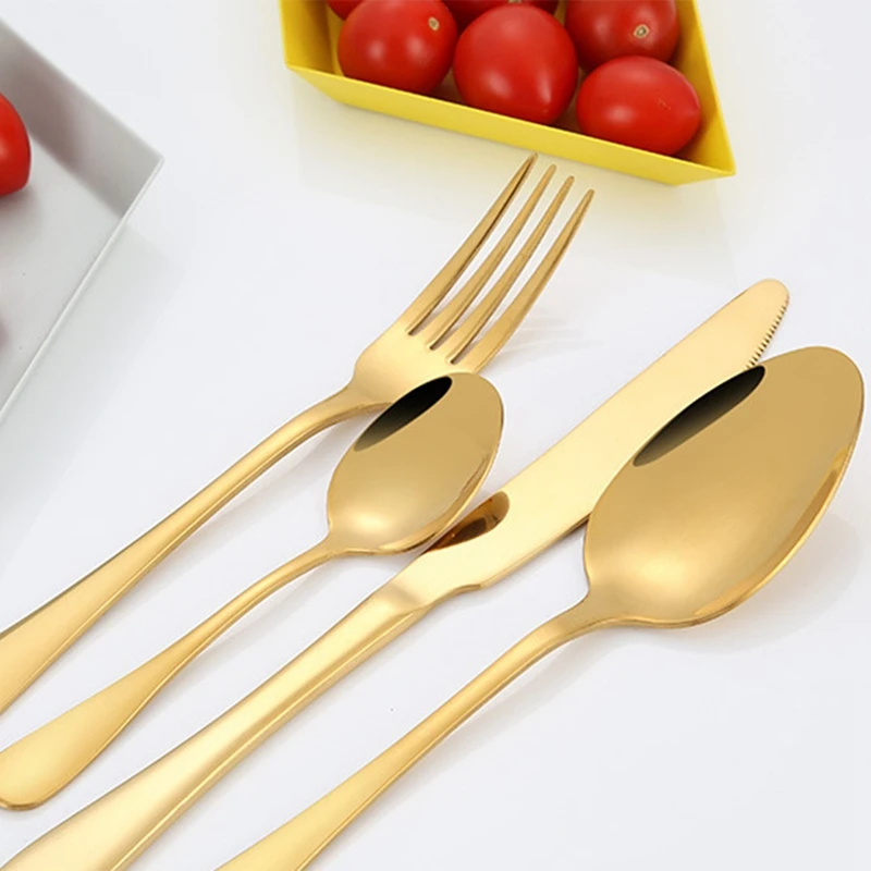 Столовые приборы из нержавеющей стали ложка столовые Западный стейк Ложка