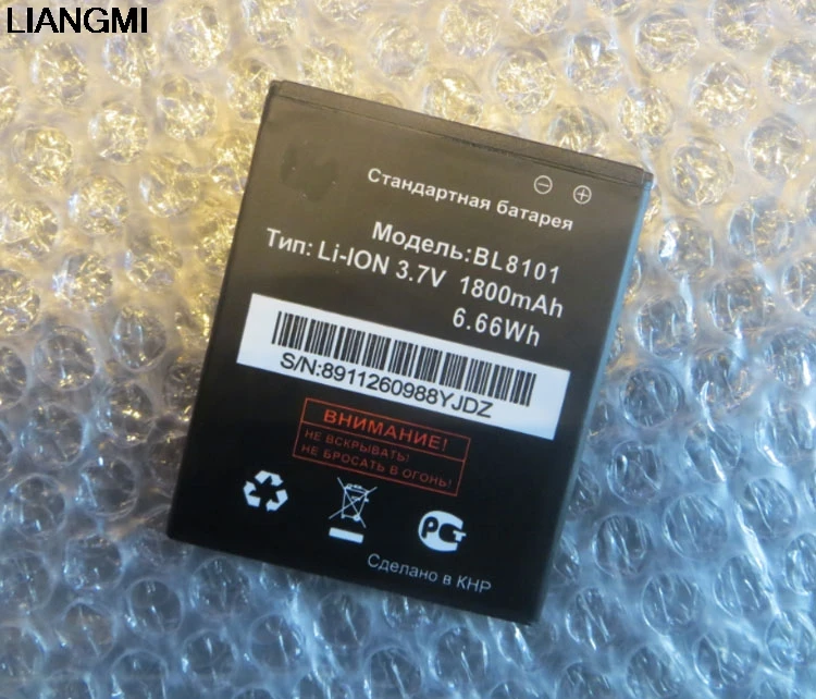 1800mAh Батарея BL8101 для Fly Ego Art 2 IQ455 IQ 455 Замена аккумулятора для мобильного телефона со стендом.