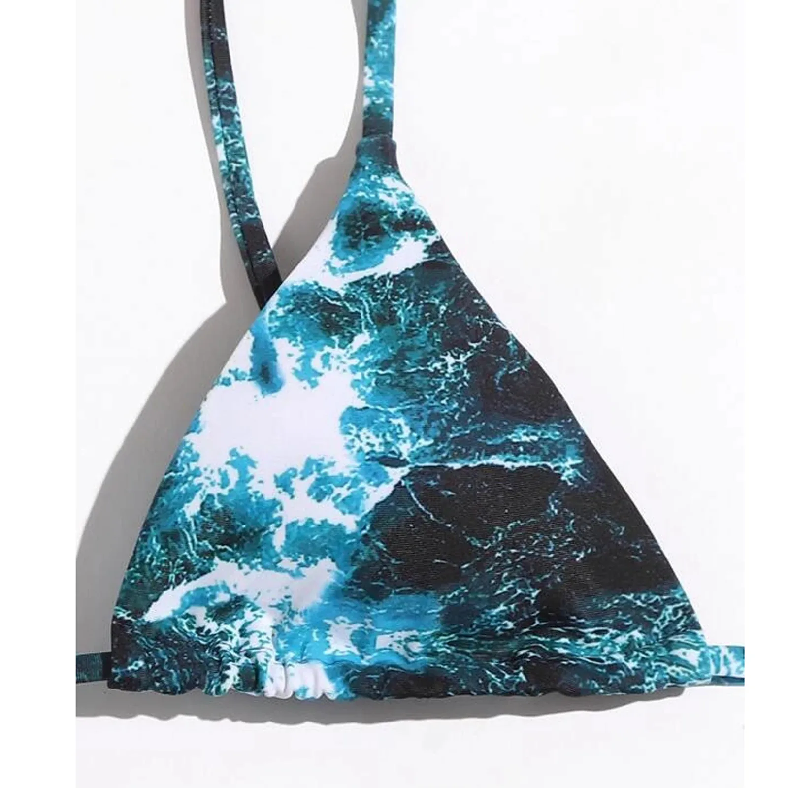 Тай дай Купальники бикини пуш ап купальники строка с лямкой на шее ванный