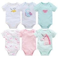 outfits newborn baby summer rompers 100 cotton infant body short sleeve baby jumpsuit cartoon ropa bebe baby boy girl clothes