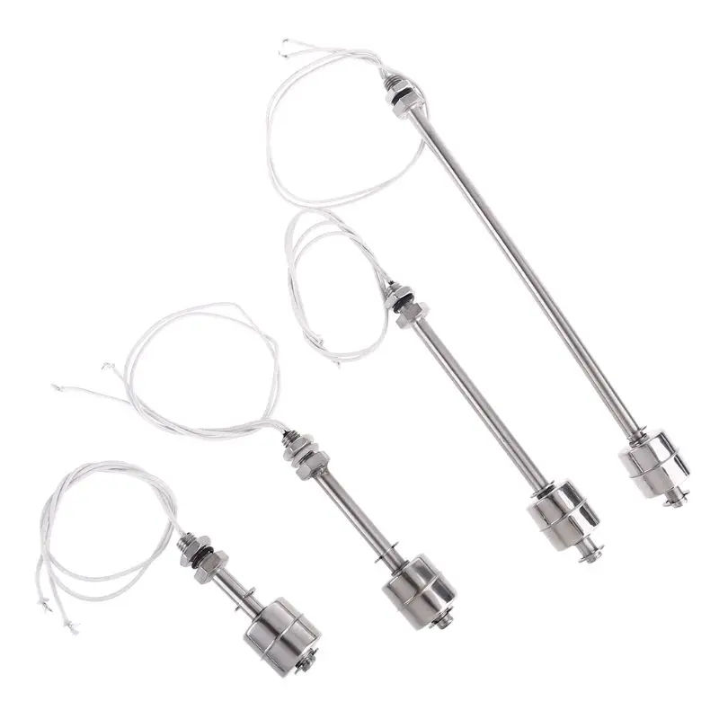 

Stainless Steel Float Switch Tank Liquid Water Level Sensor Double Ball Float