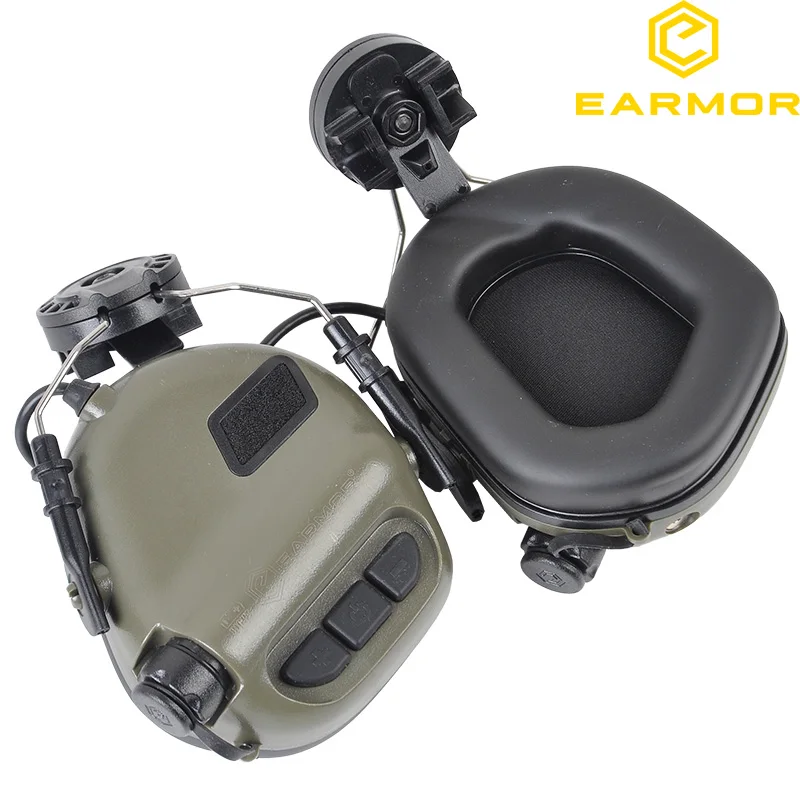 Электронные Наушники для защиты от шума для ARC military helmet треков(Быстрый Шлем