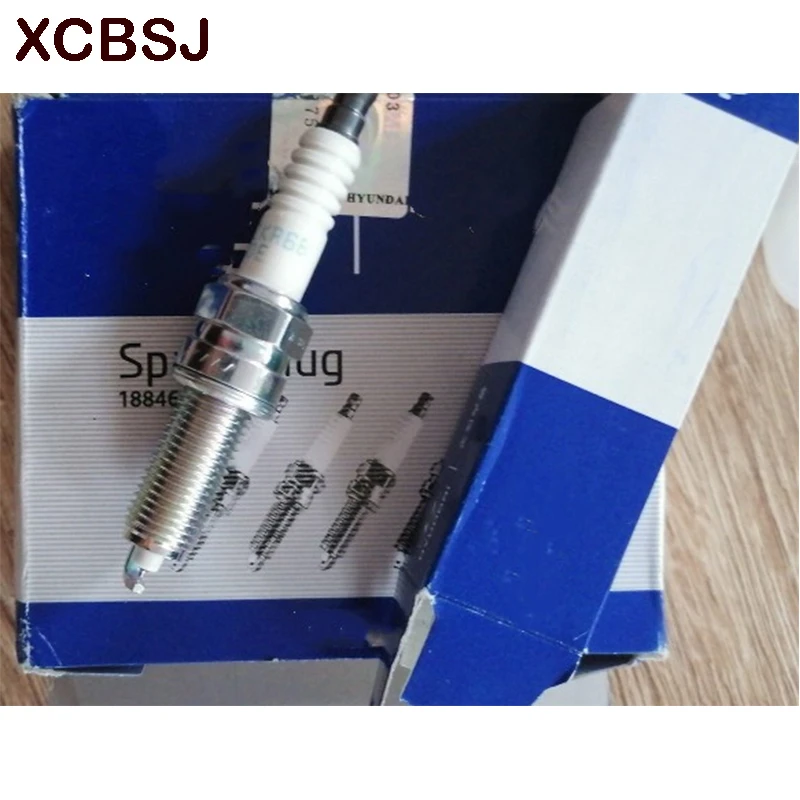 

4 шт., свечи зажигания для HYUNDAI ACCENT TUCSON VELOSTER 18846