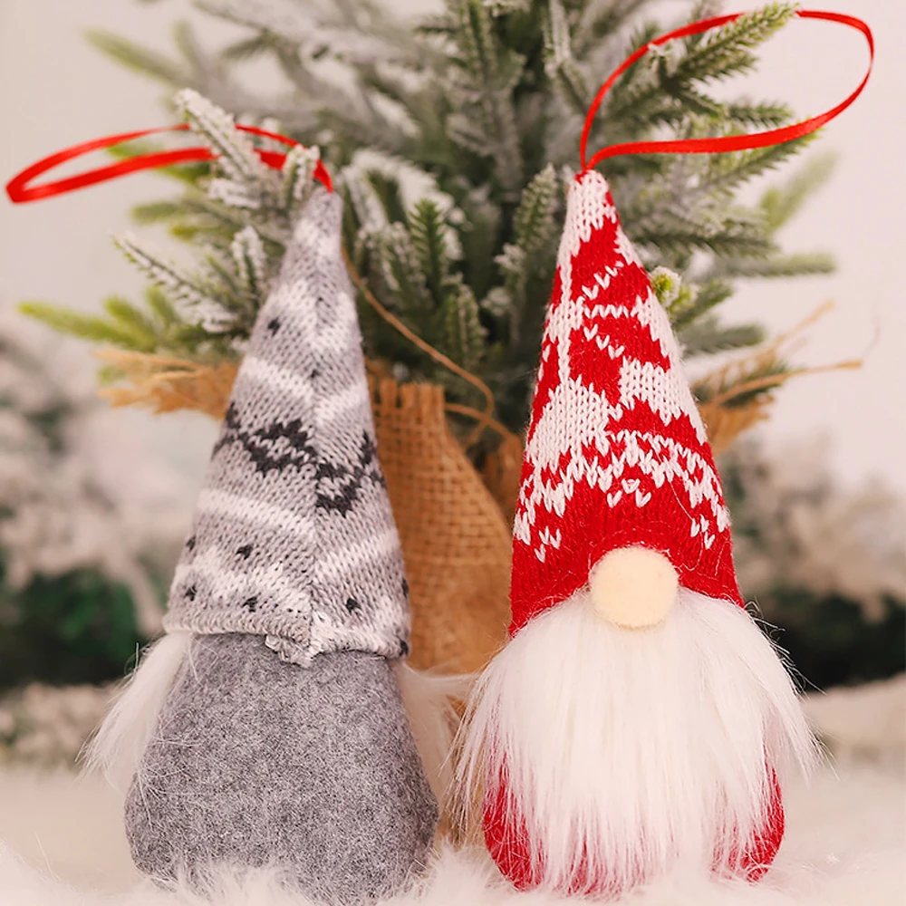 4 шт. гном рождественские украшения ручной работы Шведский Tomte гномов плюшевые