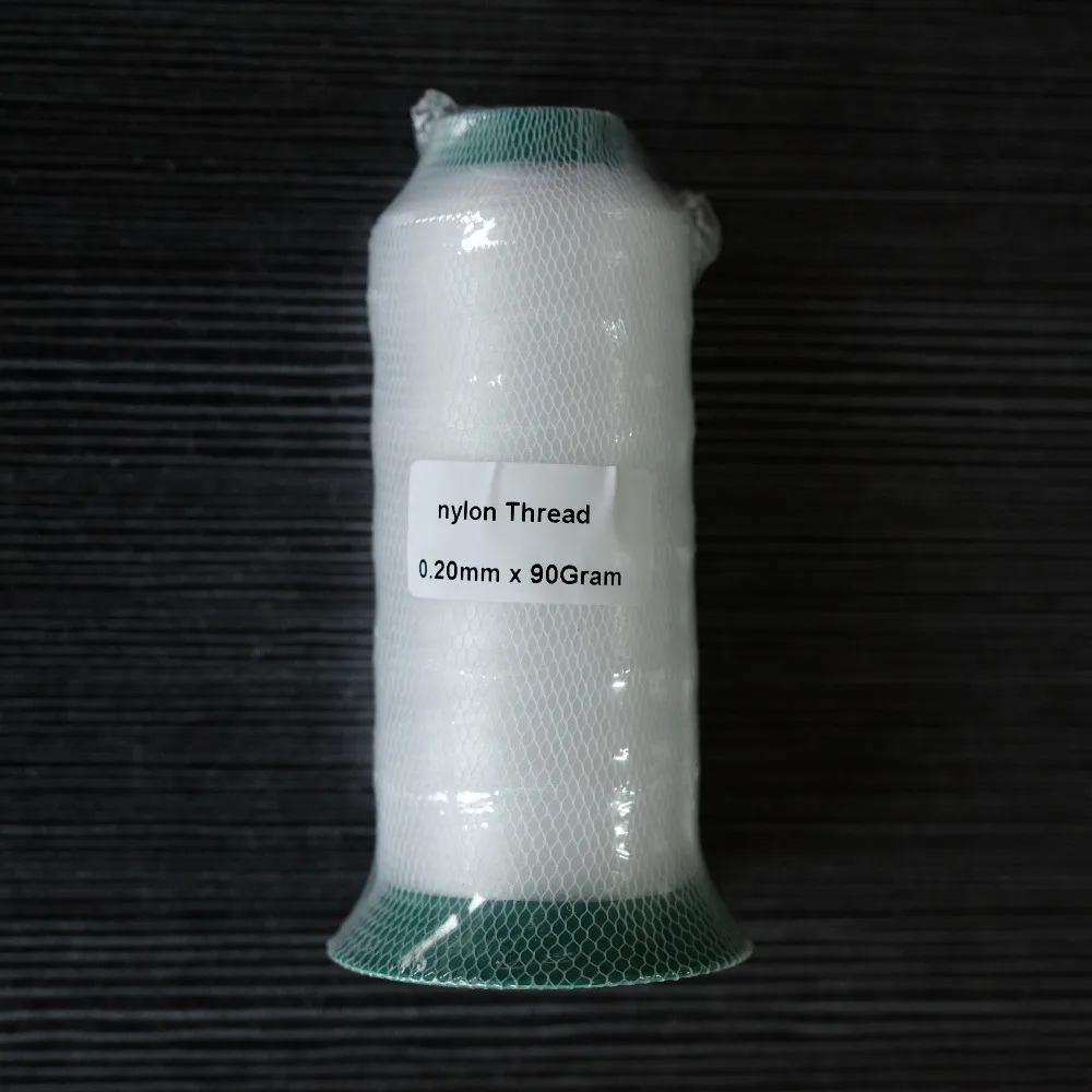 

TOP 0.2mm Nylon Transparent Monofilament Thread Crystal Fish Bead Invisible Thread Heavy Duty fabrics 2400M long clear thread
