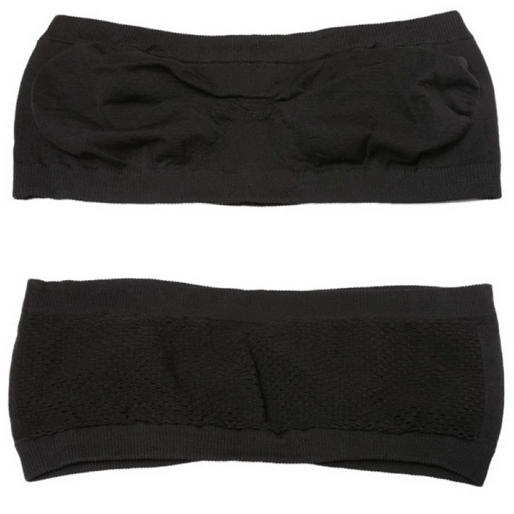 Базовый Топ Укороченный бюстгальтер-труба дышащее эластичное бесшовное нижнее