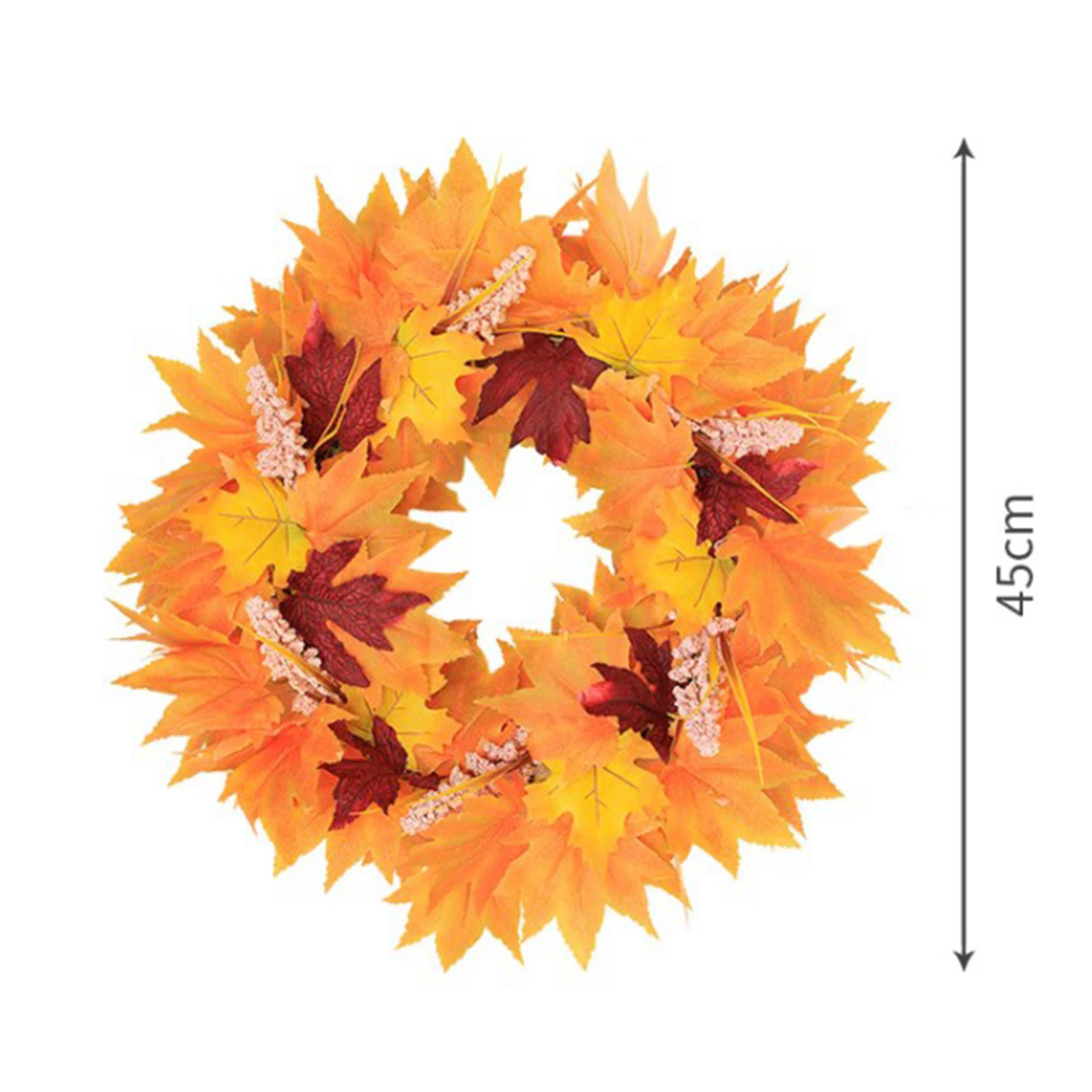 

Искусственная гирлянда, венок из кленовых листьев, украшение для сада и улицы
