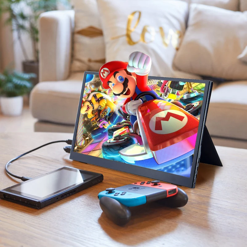 Портативный монитор для ноутбука 15 6 &quot4K IPS FHD TYPE C HDMI1080P USB компьютер с сенсорным