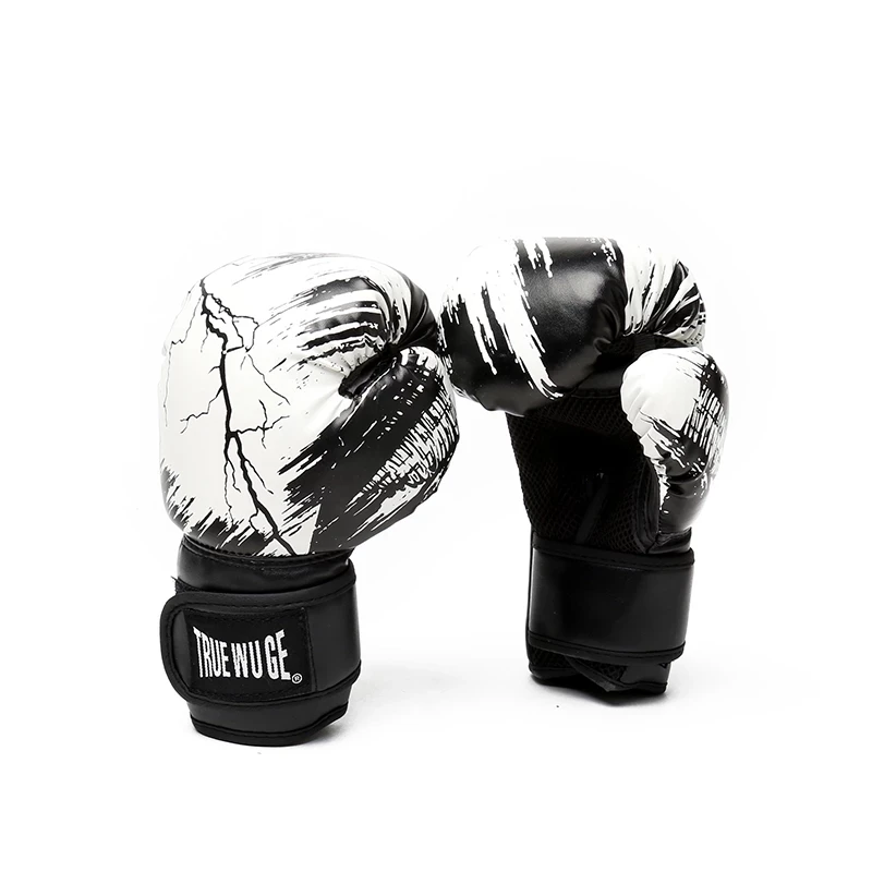 Hot Sale Boxing Gloves Adults Women Men MMA Mitts Combat Muay Thai Glove Training Glove 6 8 10 12 14OZ Kids Toy Kickboxing Glove