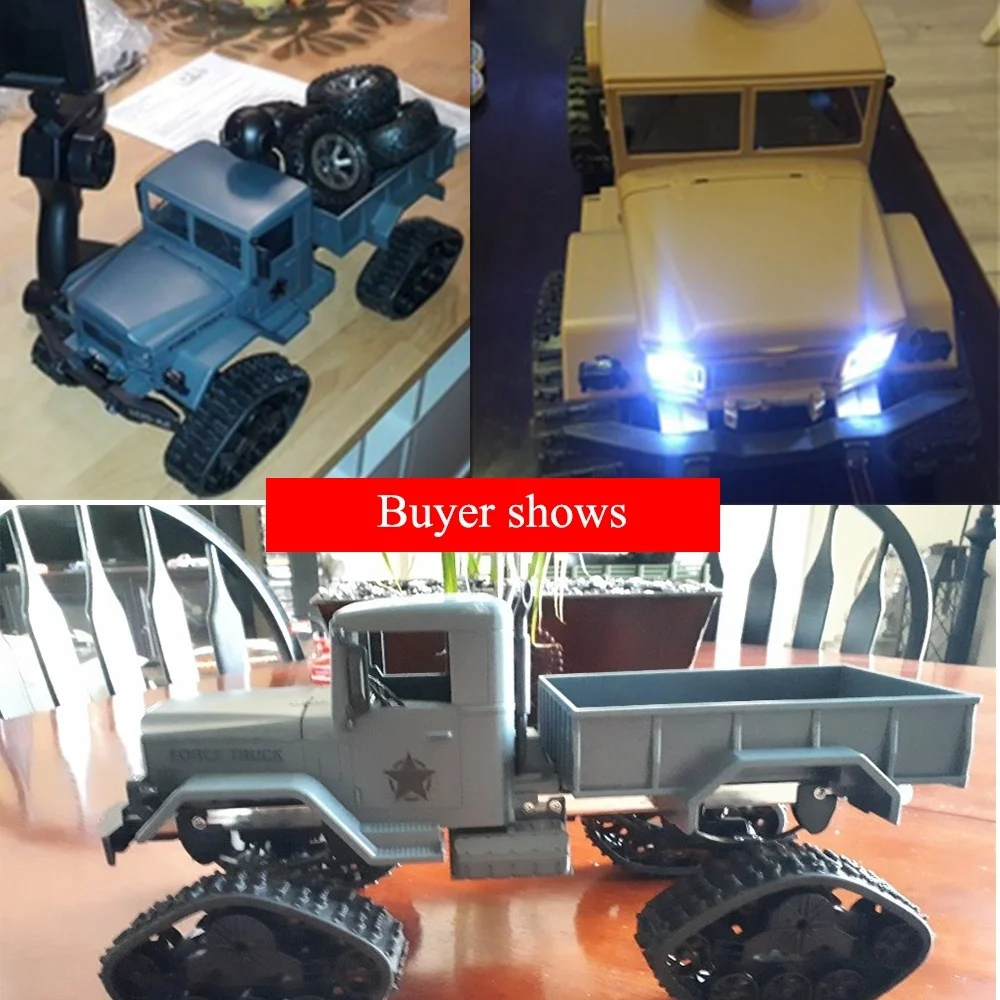 RC Military Truck 480P WIFI FPV Camera 1:16 4WD Remote Control Car Crawler Vehicle Off-Road Boys Toys | Игрушки и хобби