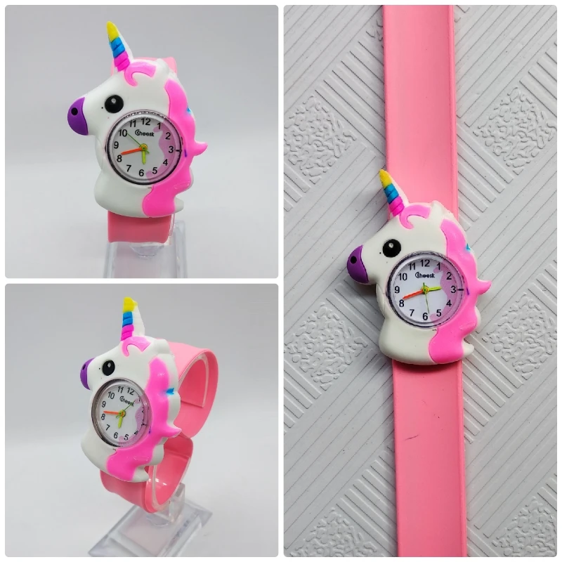 Relogio Infantil с рисунками зверей из мультфильмов футболки принтом Little Pink свинья пони