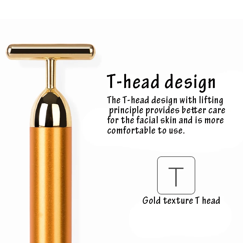 Массажер для лица похудения лифтинг 24 к золото|Устройство ухода за кожей лица| |