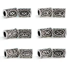 5 шт., дизайнерские разноцветные бусины-разделители для волос и бороды