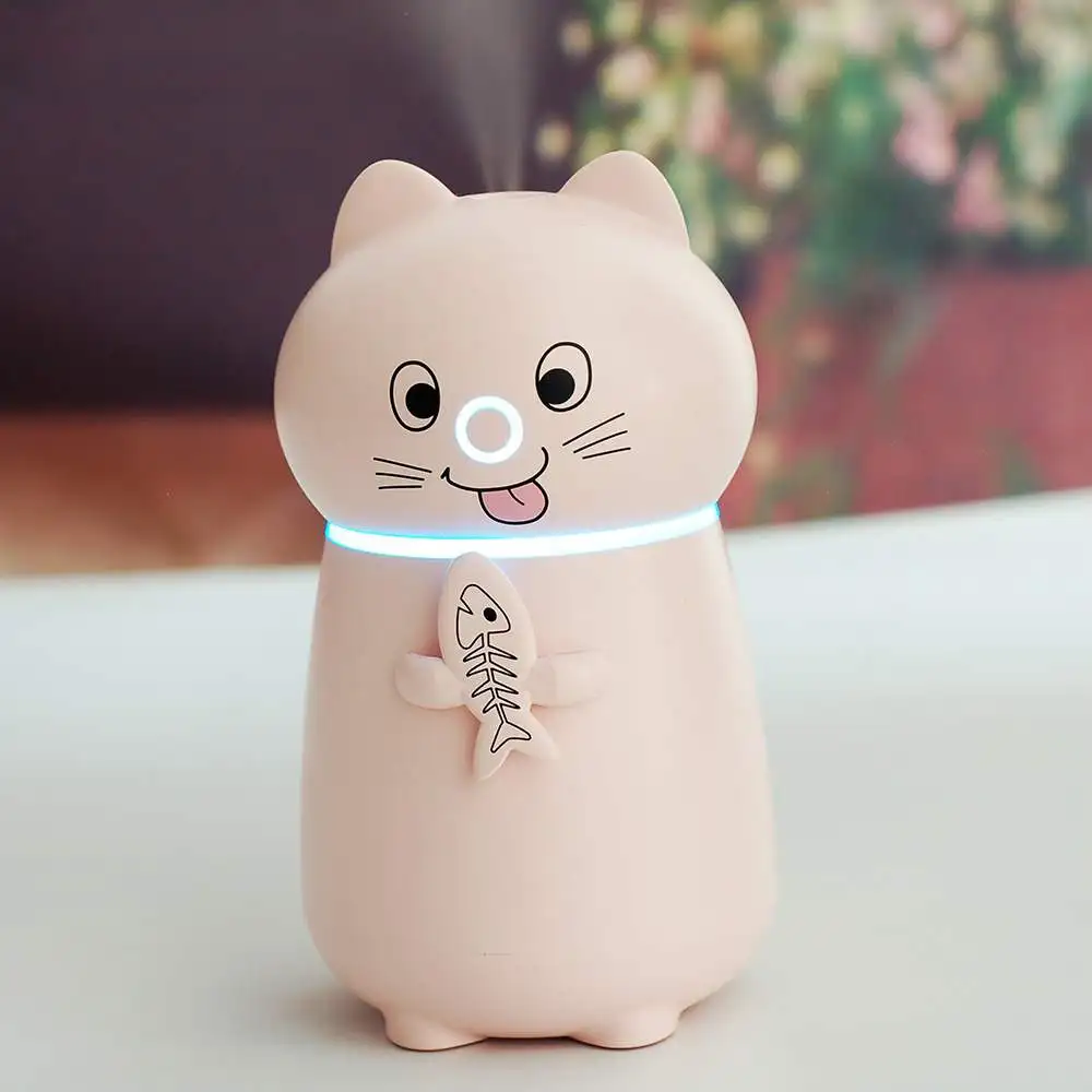 

TT Cute Cat Humidifier Small Household Mute Office Mini Portable Wireless Large Number Aroma Diffuser
