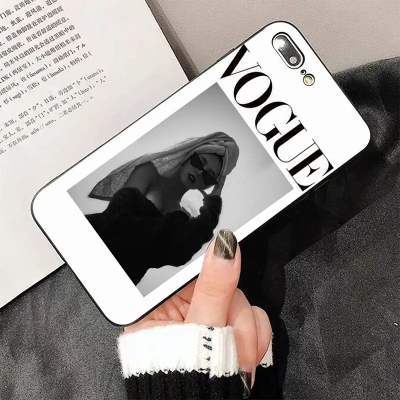 Роскошный модный журнал VOGUE мягкий чехол для телефона iphone 13 8 7 6 6S Plus X 5 5S SE 2020 XR 11 pro