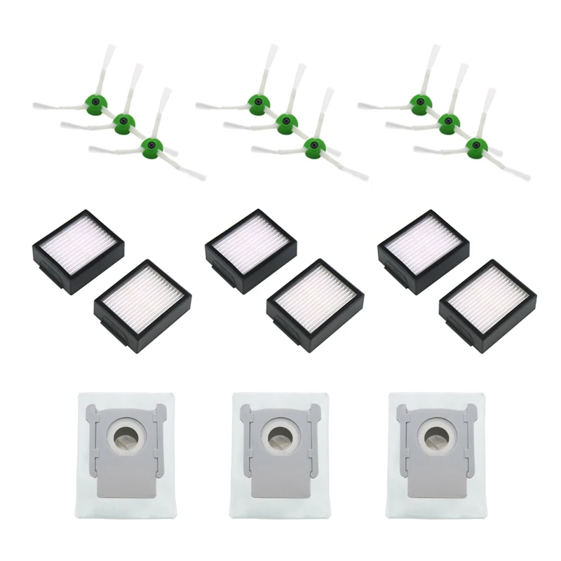 

Dust Bag Rolling Brush Hepa Filter Side Brush suit for iRobot Roomba i7 E5 E6 I Series Robot Vacuum Cleaner Replacement Spare