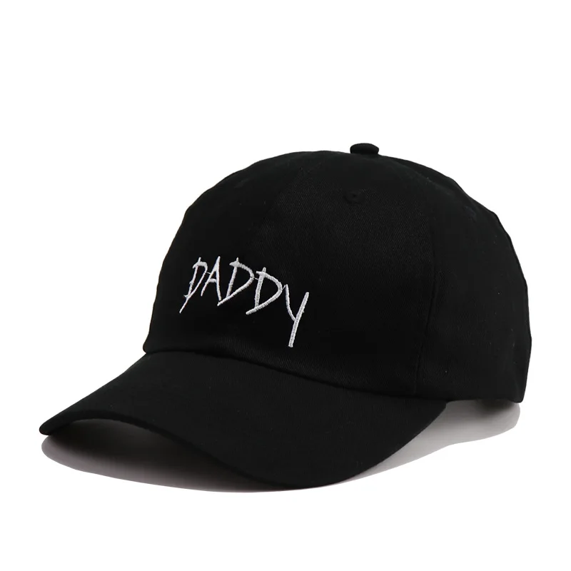 1-Black-DADDY Новинка папа Шляпа Вышитая бейсболка шляпа мужская летняя хип-хоп кепки, шляпы - Цвет: 1-Black-DADDY