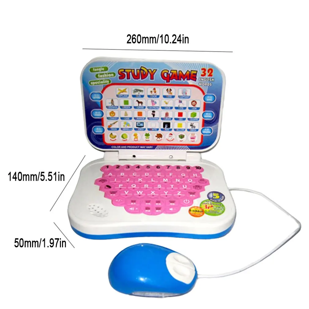 

New Baby Children Learning Machine with Mouse Computer Pre School Early Learning Study Education Machine Tablet Toy Gift