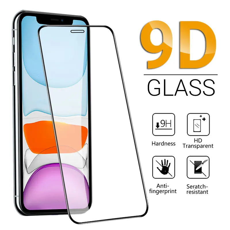 9D полноэкранная защита для Vivo Y20 закаленное стекло на X20 X21 X27 X6 X7 Plus Y11 2019 Y12 Y15 Y17 Y19 Y3s