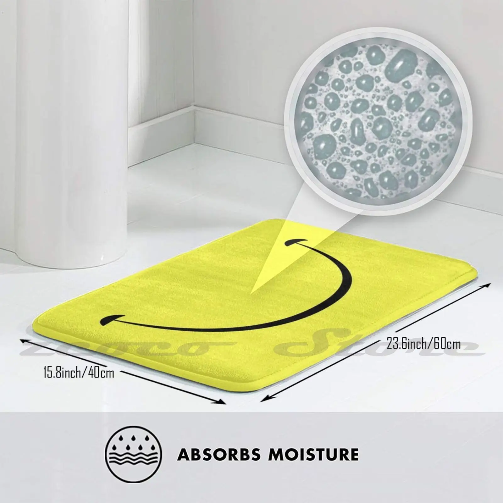 Классический кислотный домик коврик для выращивания лица Придверный