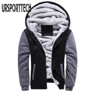 Новая мужская толстовка с капюшоном, зимняя куртка 2020, Мужская модная Толстая теплая толстовка с капюшоном, Мужская теплая флисовая спортивная куртка с подкладкой, мужские пальто