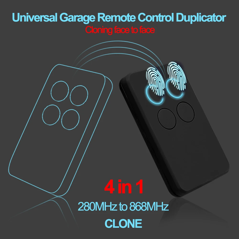 

Door Remote Control Multi-frequency Remote control Garage Electric Door Wireless Transmitter Door Opener Rolling Code 287-868mhz