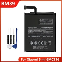 phone battery bm39 for xiaomi 6 mi 6mce16 replacement rechargable batteries 3350mah with free tools